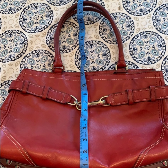 Red Coach Bag - Picture 6 of 7
